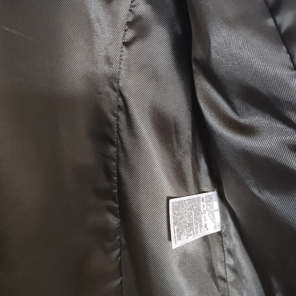 Women's Banana Republic Moto Style Vegan Jacket Size Small - Picture 7 of 7